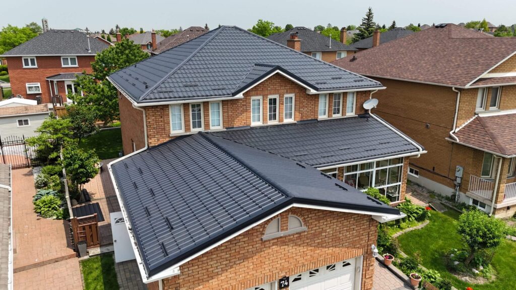 Dark Standing Seam Roof Toronto